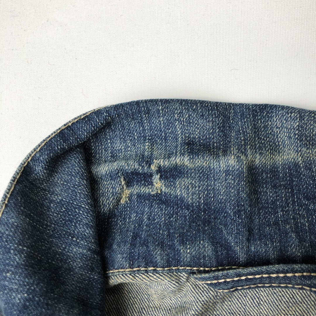 Levi's Cut-off Denim Vest, Men's Size L cotton blue type Vintage Second Hand
