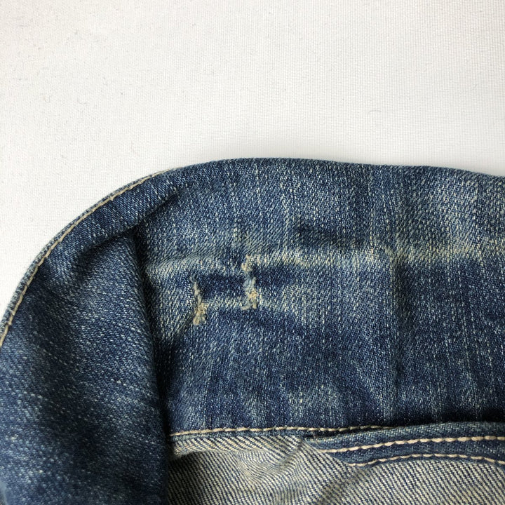 Levi's Cut-off Denim Vest, Men's Size L cotton blue type Vintage Second Hand