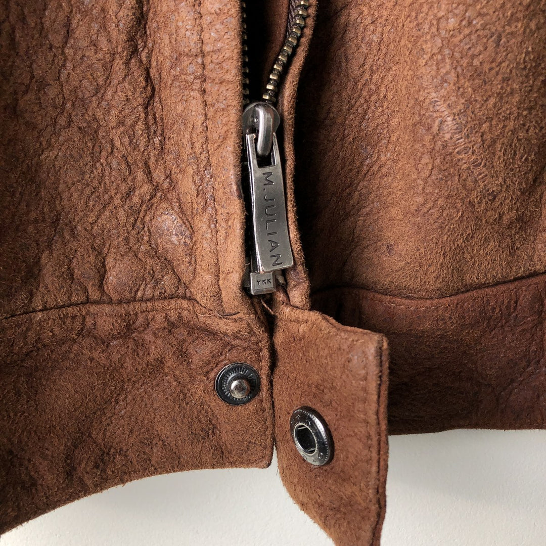 Wilsons Leather M. Julian Leather Jacket, Men's Size XL genuine leather brown type Vintage Second Hand