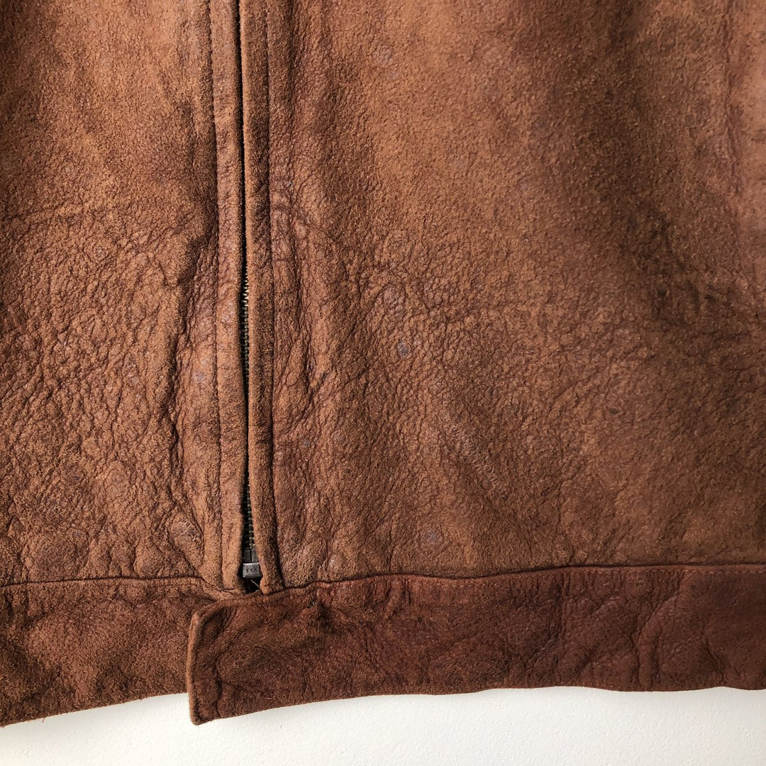 Wilsons Leather M. Julian Leather Jacket, Men's Size XL genuine leather brown type Vintage Second Hand