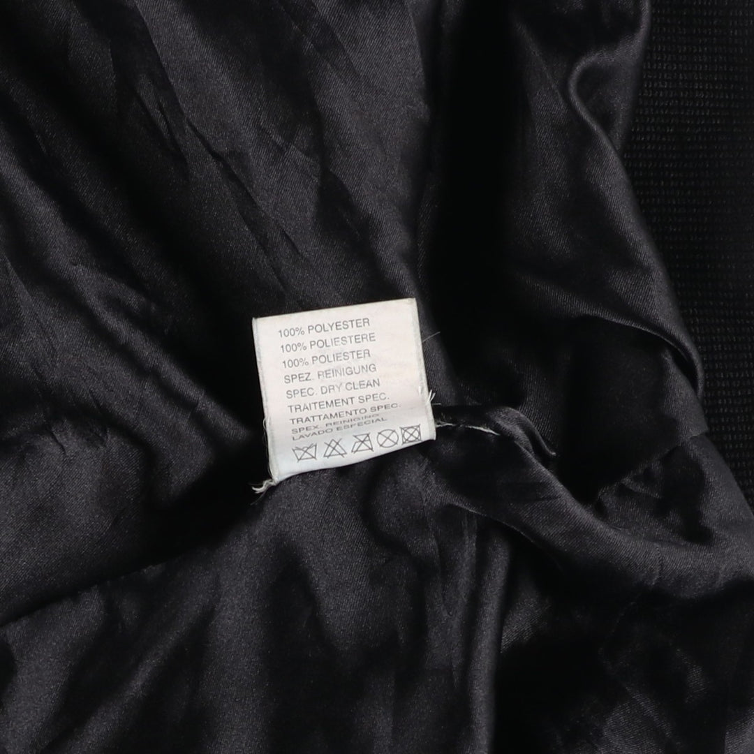 Henry Money Leather Blouson, Men's Size L genuine leather black type Vintage Second Hand