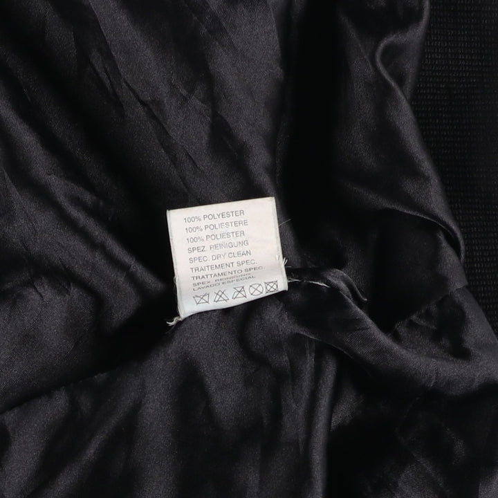 Henry Money Leather Blouson, Men's Size L genuine leather black type Vintage Second Hand