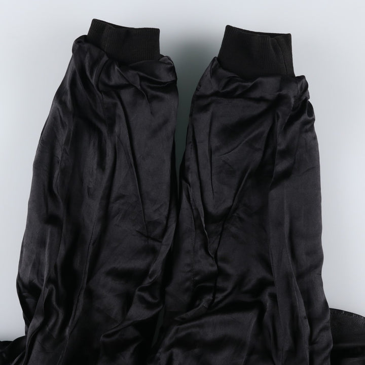 Henry Money Leather Blouson, Men's Size L genuine leather black type Vintage Second Hand