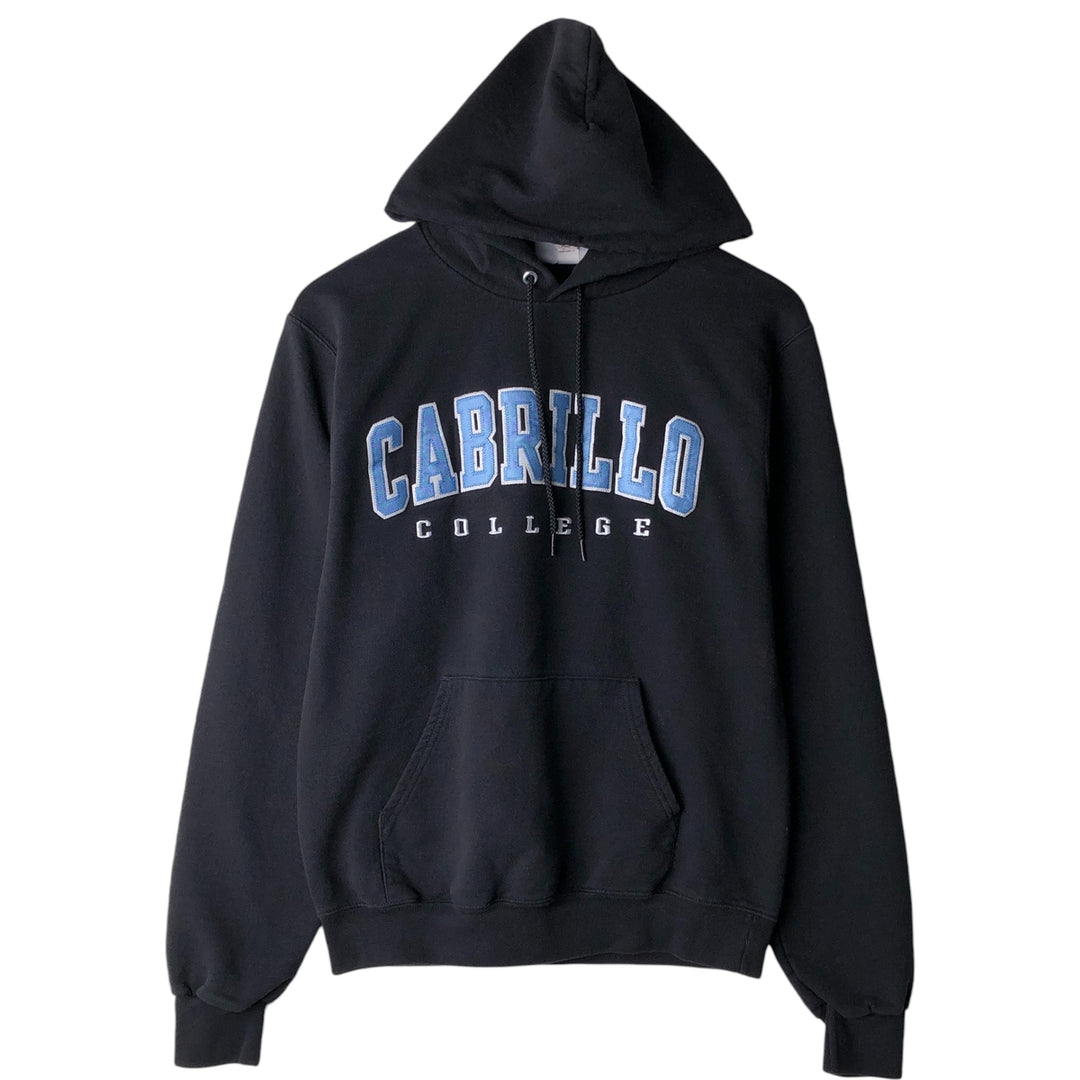 Champion Authentic Athletics Wear College Pullover Hoodie, Men's Size Small cotton black type Vintage Second Hand
