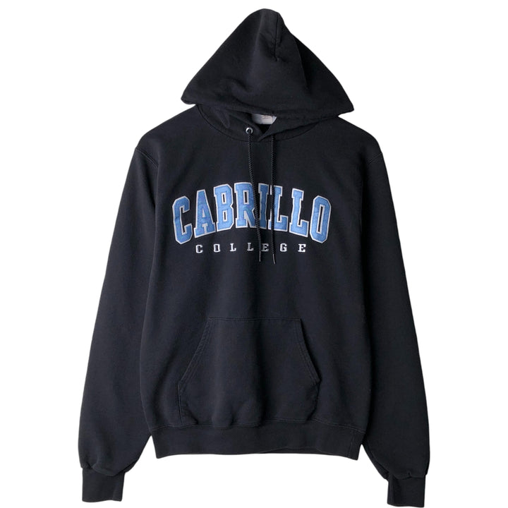 Champion Authentic Athletics Wear College Pullover Hoodie, Men's Size Small cotton black type Vintage Second Hand