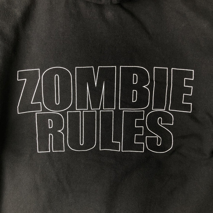 Independent Trading Company Rob Zombie Band Sweatshirt Full Zip Hoodie, Men's Size L cotton black type Vintage Second Hand