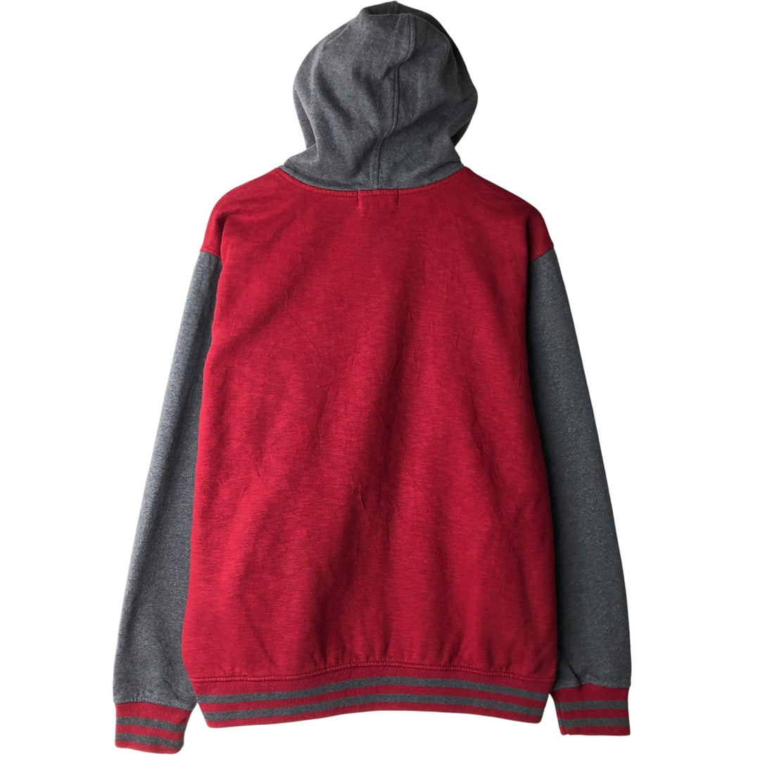 Ralph Lauren POLO by Ralph Lauren Two-Tone Full-Zip Hoodie, Men's XL cotton red type Vintage Second Hand
