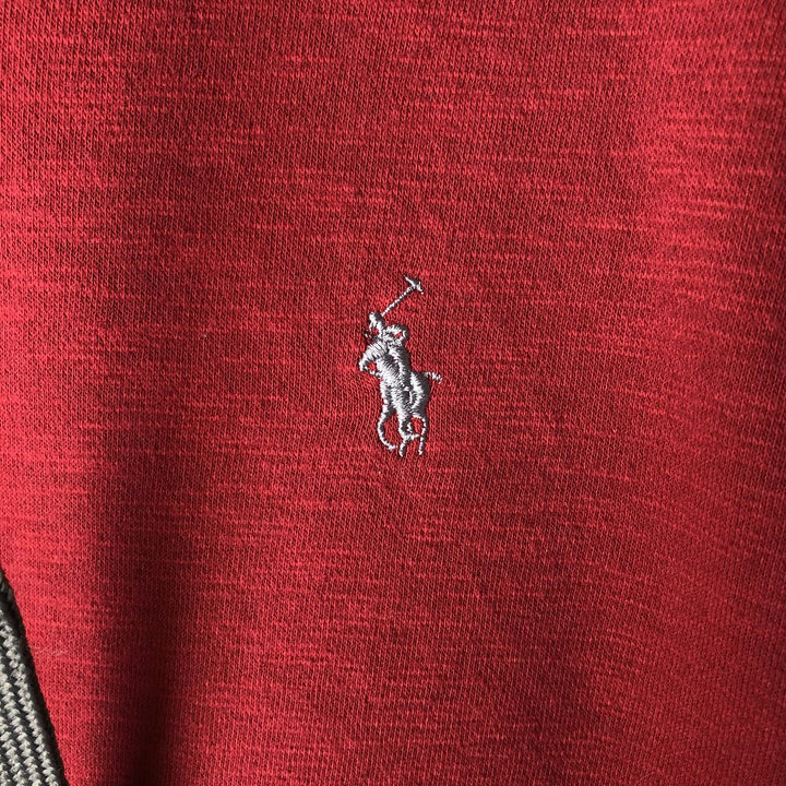 Ralph Lauren POLO by Ralph Lauren Two-Tone Full-Zip Hoodie, Men's XL cotton red type Vintage Second Hand