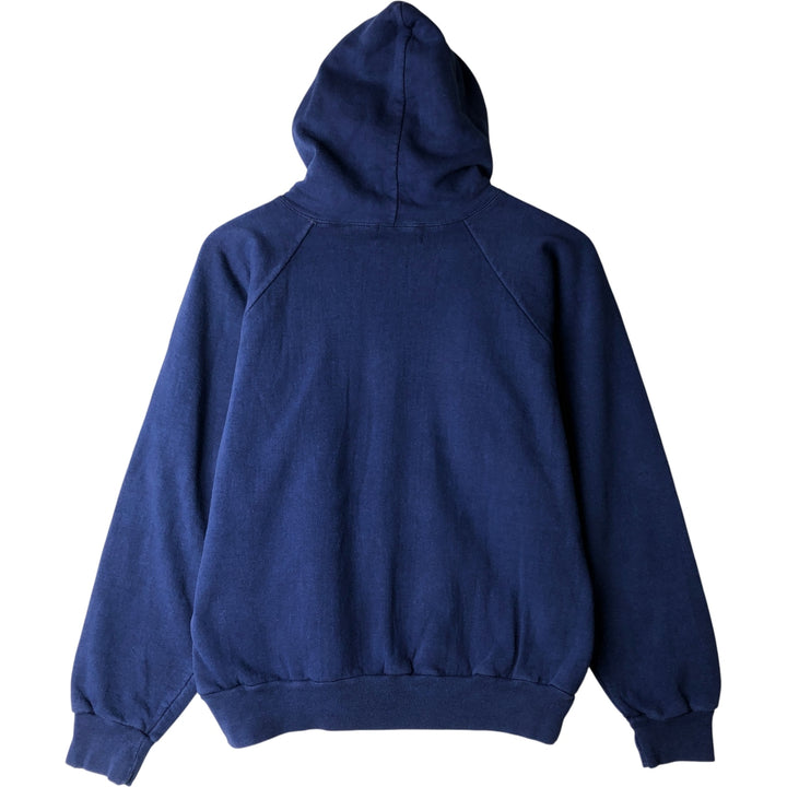 Vintage 1980'S IM Sports full-zip sweatshirt hoodie, size M, men's unclear navy blue type Vintage Second Hand