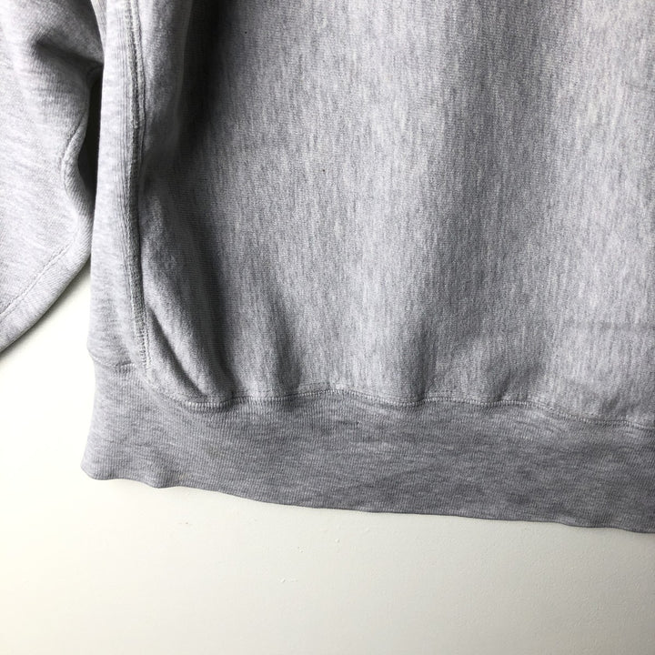 80'S Champion Reverse Weave Tricot Tag College Sweatshirt, Made in USA, Men's XL cotton white type Vintage Second Hand