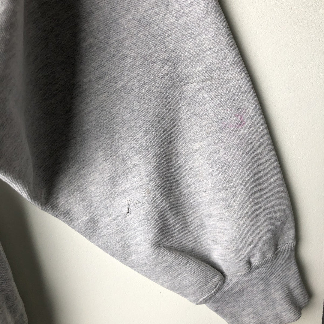 80'S Champion Reverse Weave Tricot Tag College Sweatshirt, Made in USA, Men's XL cotton white type Vintage Second Hand