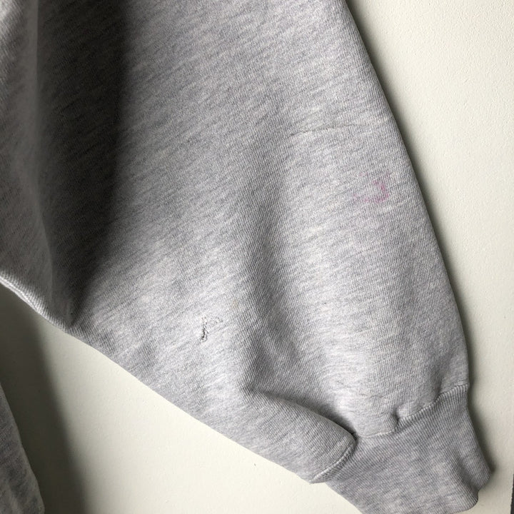 80'S Champion Reverse Weave Tricot Tag College Sweatshirt, Made in USA, Men's XL cotton white type Vintage Second Hand