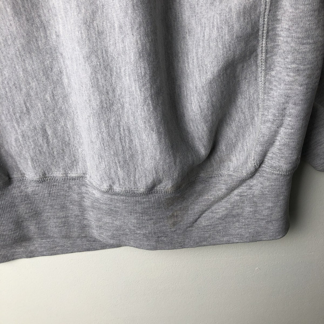 80'S Champion Reverse Weave Tricot Tag College Sweatshirt, Made in USA, Men's XL cotton white type Vintage Second Hand
