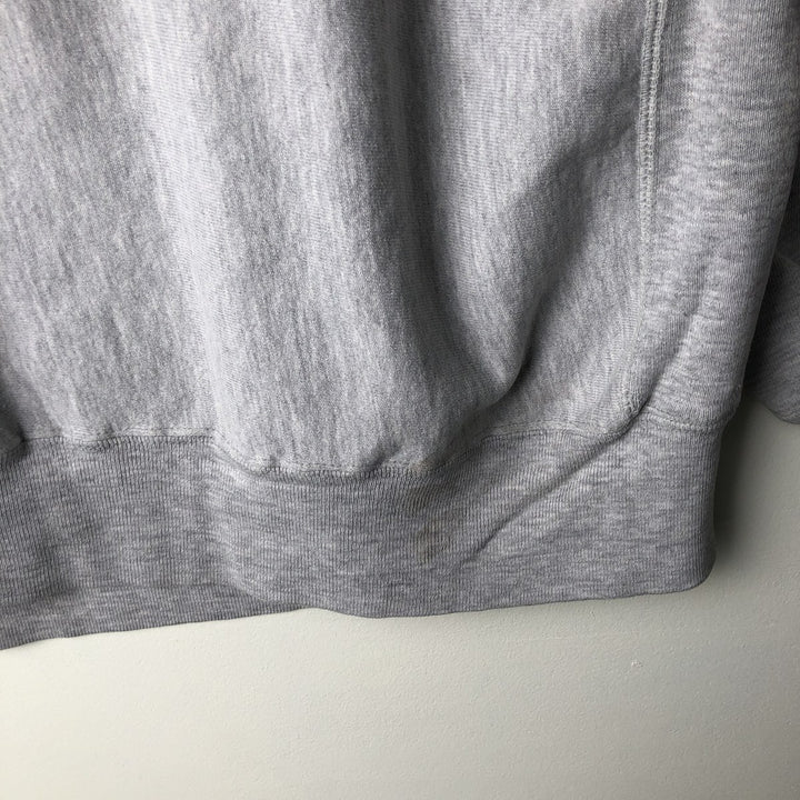 80'S Champion Reverse Weave Tricot Tag College Sweatshirt, Made in USA, Men's XL cotton white type Vintage Second Hand