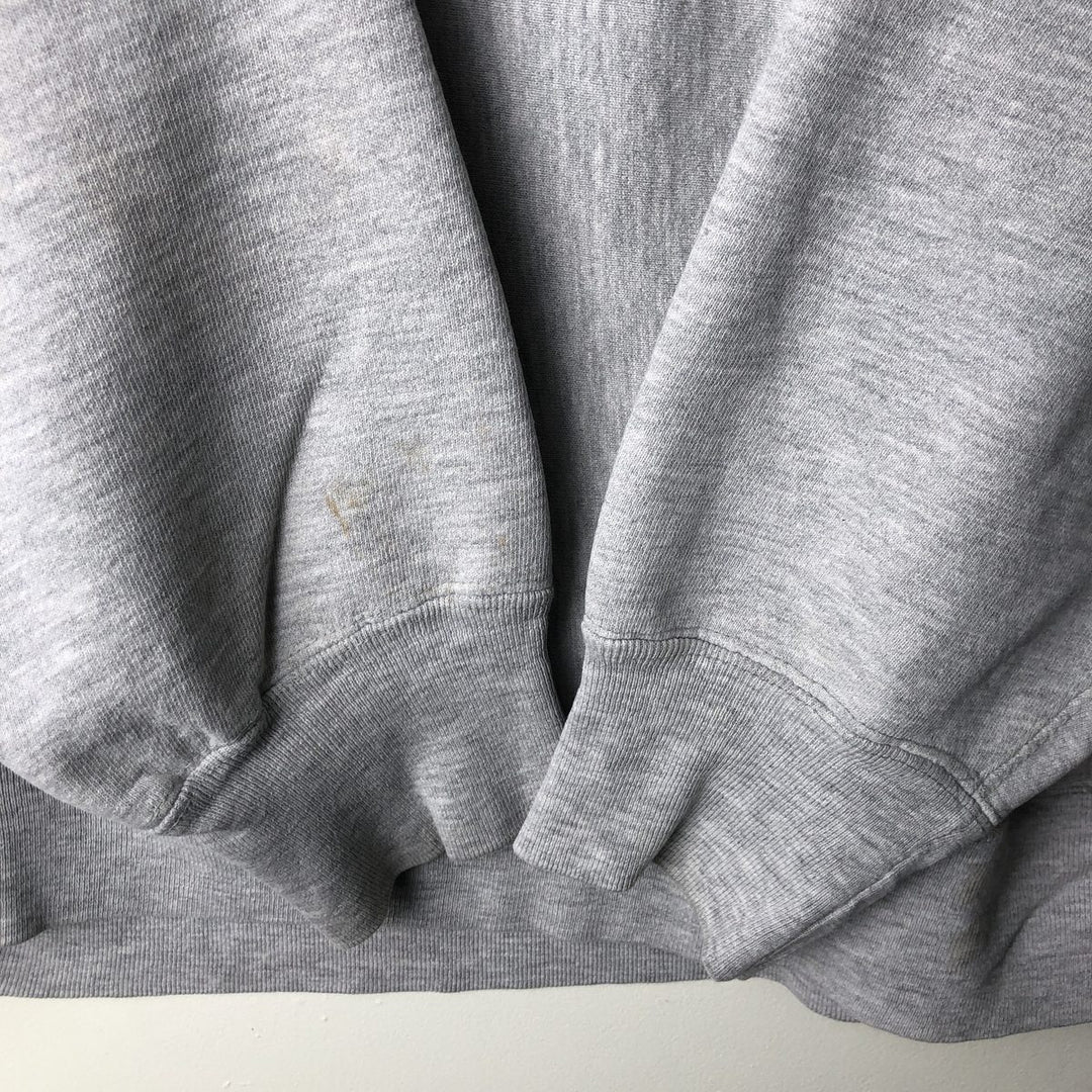 80'S Champion Reverse Weave Tricot Tag College Sweatshirt, Made in USA, Men's XL cotton white type Vintage Second Hand