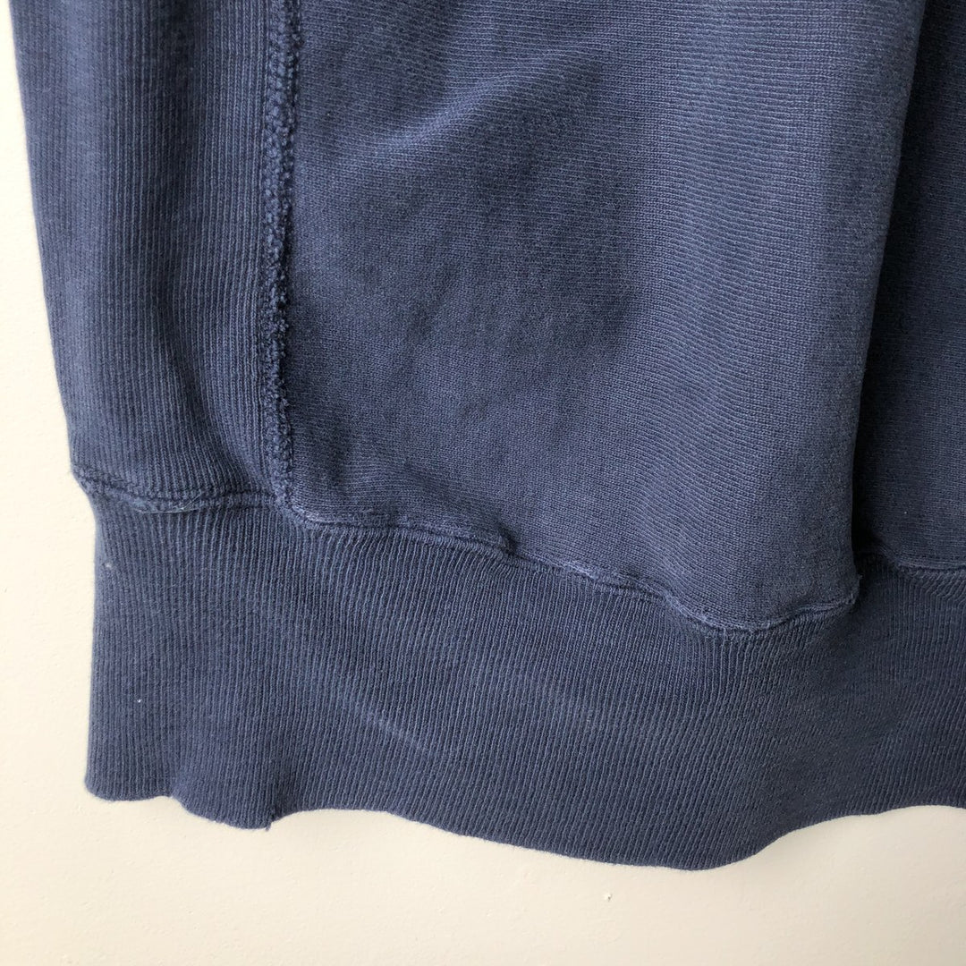 Vintage 90'S Champion Reverse Weave College Sweatshirt, Made in USA, Men's XXL cotton navy blue type Vintage Second Hand
