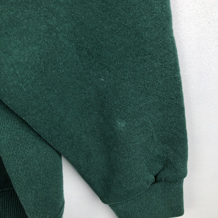 90'S Champion Authentic Athletic Apparel Triple Print College Sweatshirt, Made in USA, Men's Size XL cotton green type Vintage Second Hand