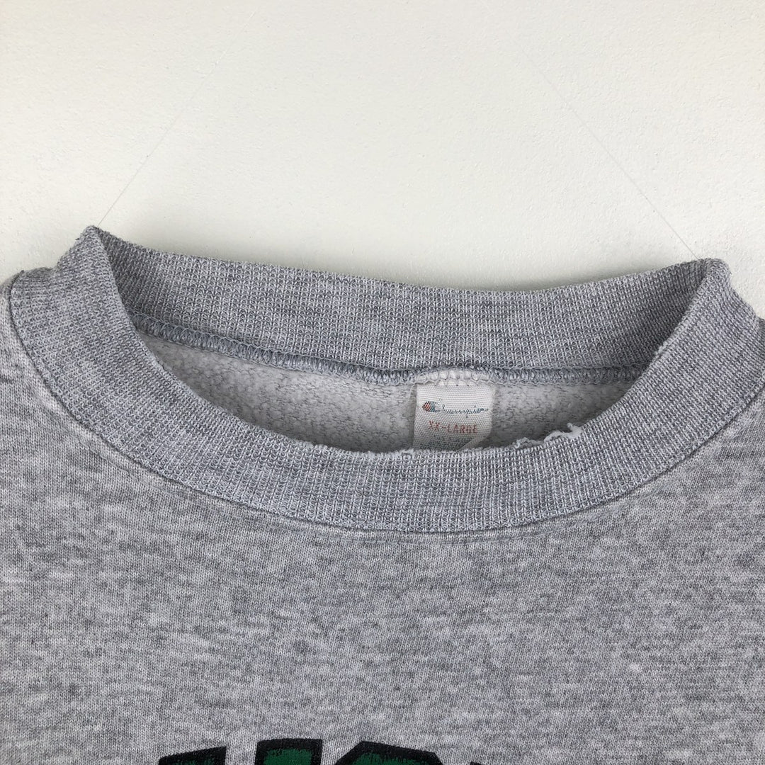 Vintage 1980'S Champion college sweatshirt, made in the USA, men's size XXL unclear gray type Vintage Second Hand