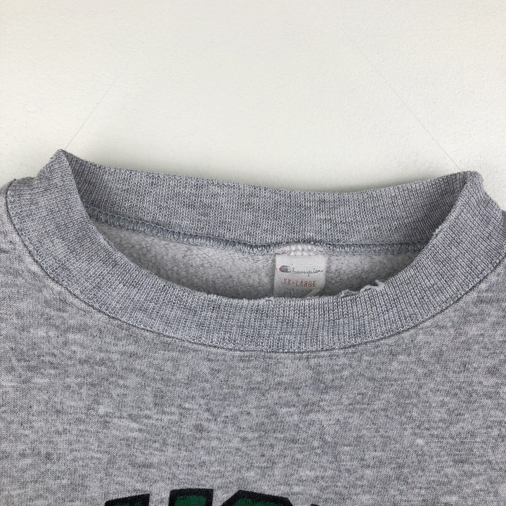 Vintage 1980'S Champion college sweatshirt, made in the USA, men's size XXL unclear gray type Vintage Second Hand