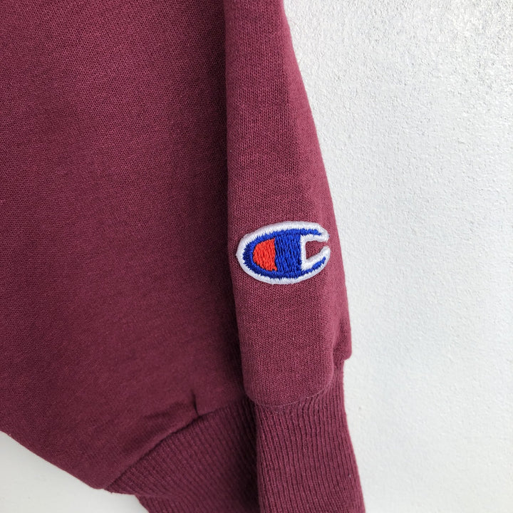 Vintage 90'S Champion Authentic Athletic Apparel college sweatshirt, men's size XL cotton Red type red-purple Vintage Second Hand