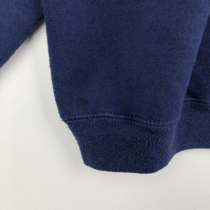 90'S Champion Authentic Athletic Apparel Triple Print College Sweatshirt, Men's Size L cotton navy blue type Vintage Second Hand