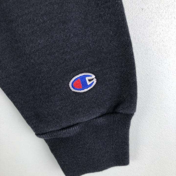 90'S Champion College Sweatshirt, Men's L Size Vintage cotton black type Vintage Second Hand
