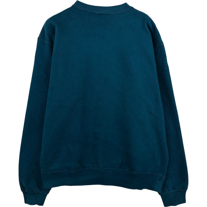90'S Champion Men's College Sweatshirt, Size XXL, Vintage cotton green type Vintage Second Hand