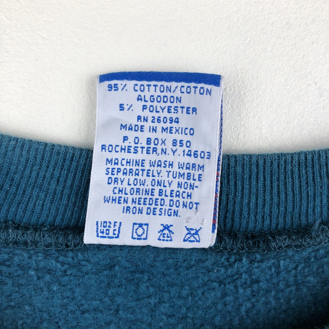 90'S Champion Men's College Sweatshirt, Size XXL, Vintage cotton green type Vintage Second Hand