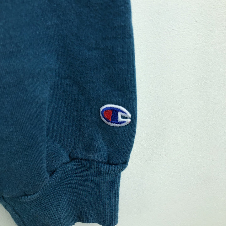 90'S Champion Men's College Sweatshirt, Size XXL, Vintage cotton green type Vintage Second Hand
