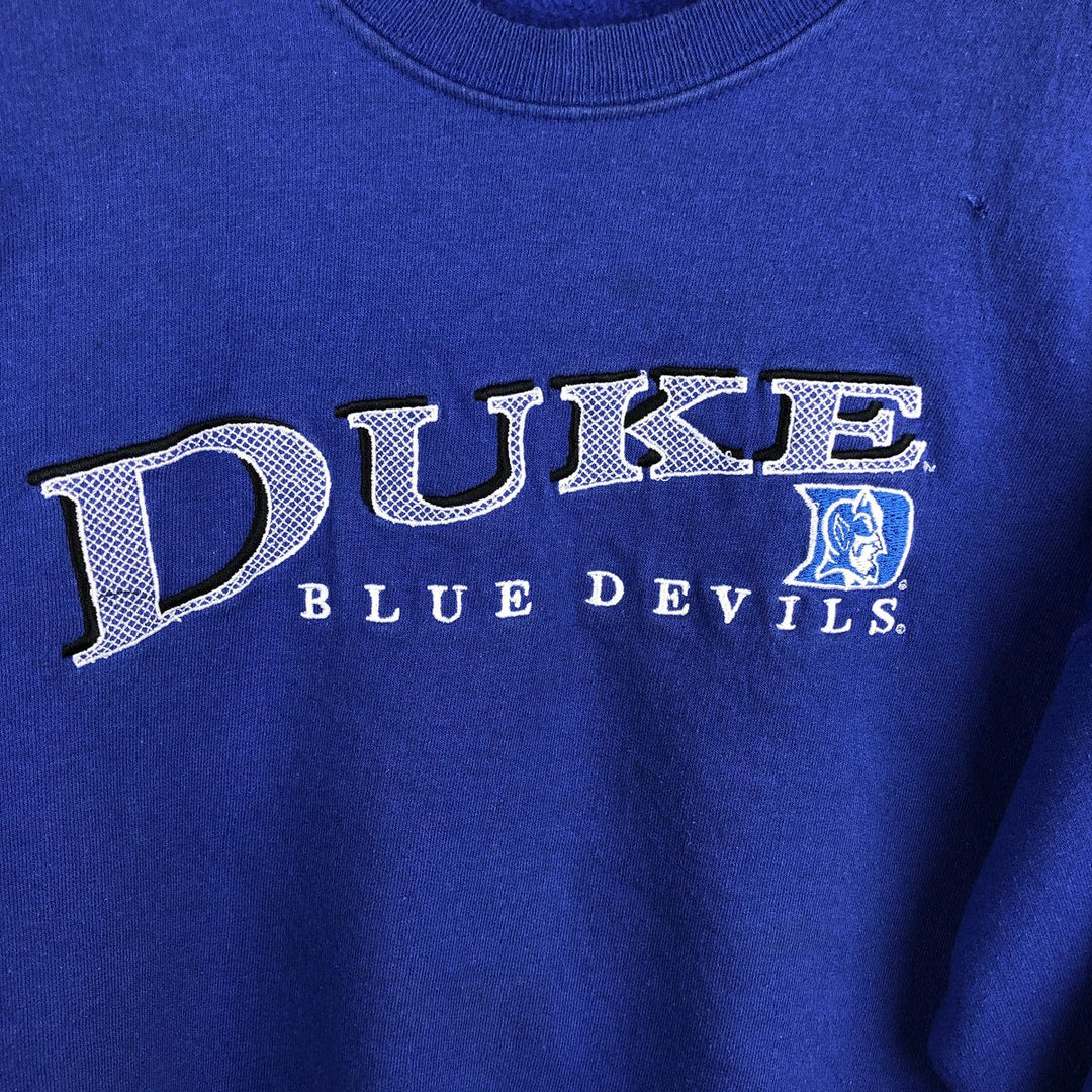 Vintage 90'S Champion Authentic Athletic Apparel college sweatshirt, size L, men's cotton blue type Vintage Second Hand