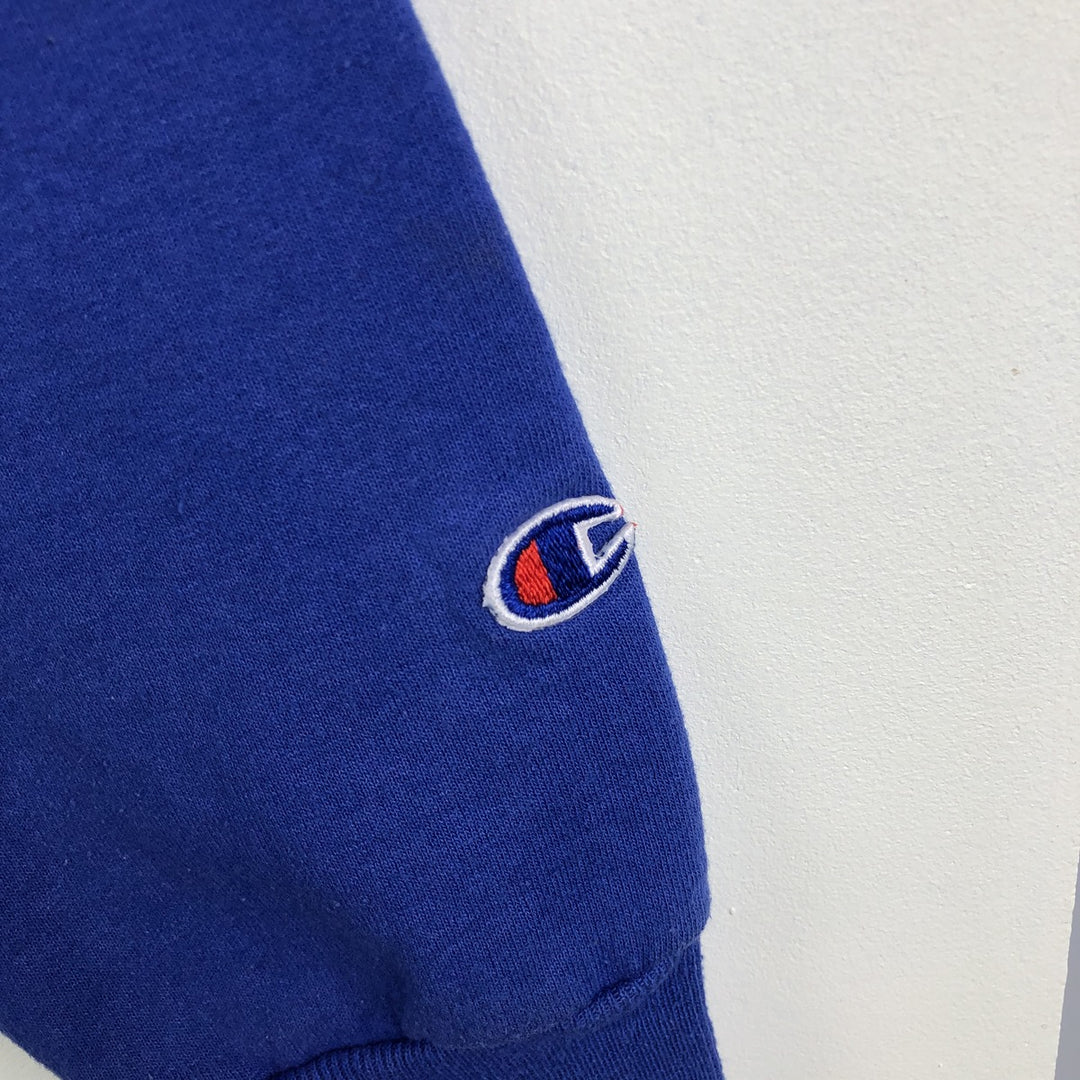 Vintage 90'S Champion Authentic Athletic Apparel college sweatshirt, size L, men's cotton blue type Vintage Second Hand