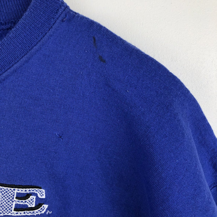 Vintage 90'S Champion Authentic Athletic Apparel college sweatshirt, size L, men's cotton blue type Vintage Second Hand