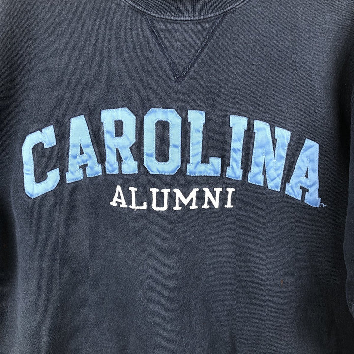 90'S Champion Authentic Athletic Apparel University of North Carolina College Sweatshirt, Men's Size Large cotton navy blue type Vintage Second Hand