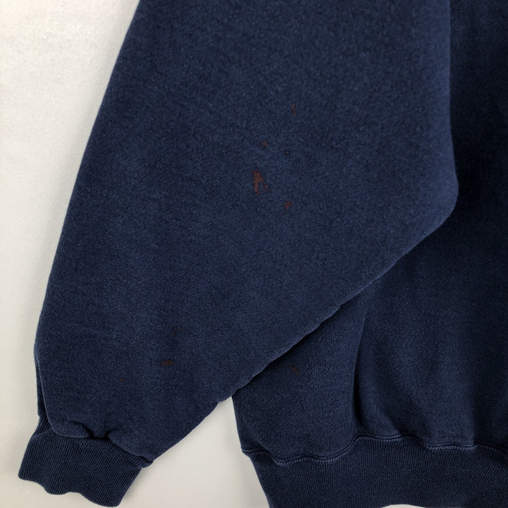 90'S Champion Authentic Athletic Apparel University of North Carolina College Sweatshirt, Men's Size Large cotton navy blue type Vintage Second Hand