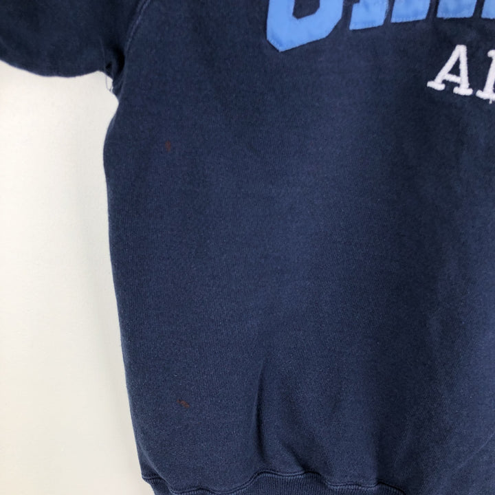 90'S Champion Authentic Athletic Apparel University of North Carolina College Sweatshirt, Men's Size Large cotton navy blue type Vintage Second Hand
