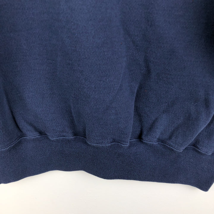 90'S Champion Authentic Athletic Apparel University of North Carolina College Sweatshirt, Men's Size Large cotton navy blue type Vintage Second Hand