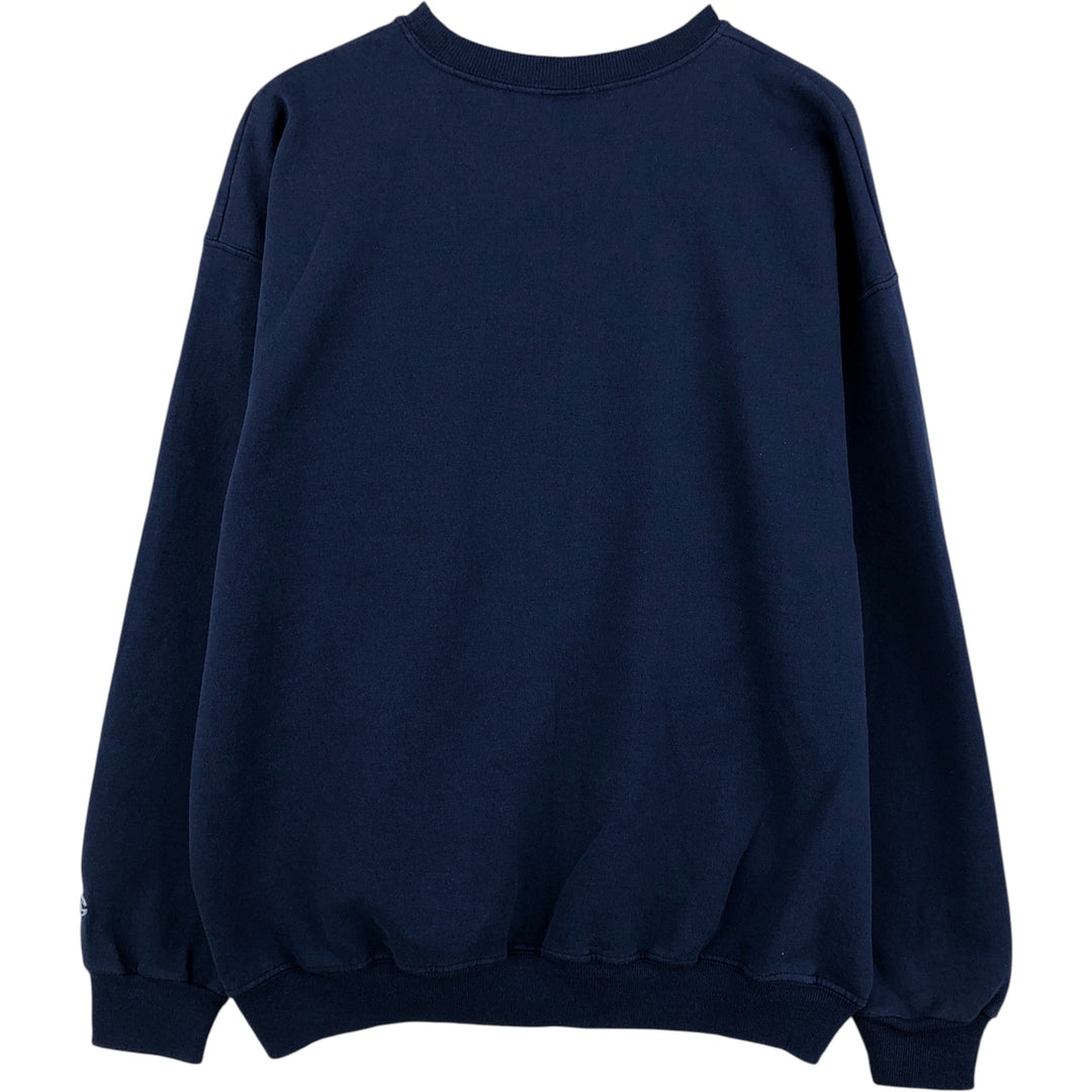 Vintage 90'S Champion Authentic Athletic Apparel college sweatshirt, size L, men's cotton navy blue type Vintage Second Hand