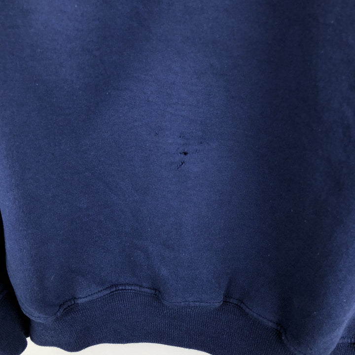 Vintage 90'S Champion Authentic Athletic Apparel college sweatshirt, size L, men's cotton navy blue type Vintage Second Hand