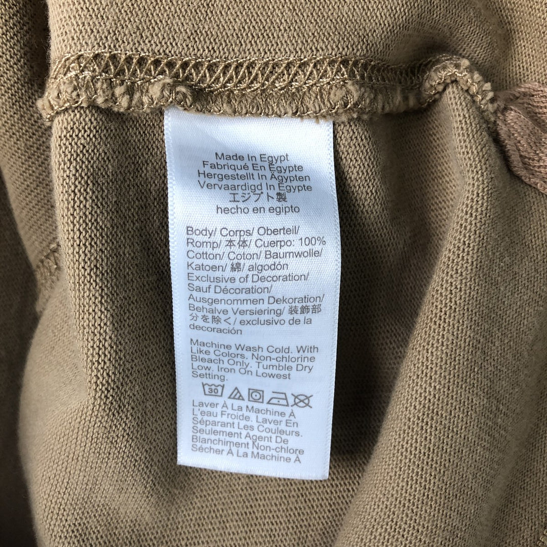 Vintage 90'S J.Crew Blackwatch Check Long Sleeve Rugby Shirt, Men's Size Medium cotton brown type Vintage Second Hand