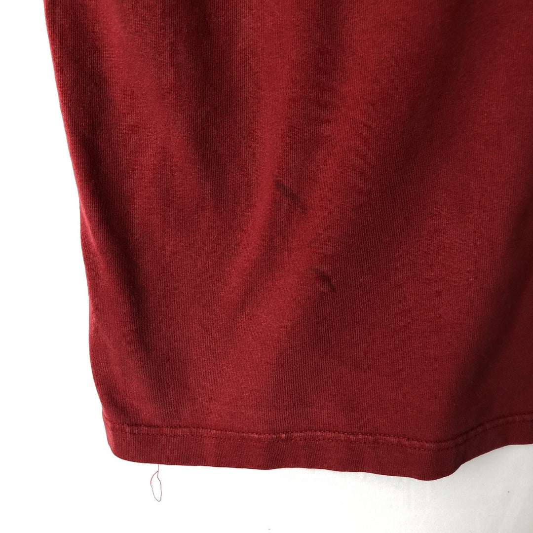 Harley-Davidson Motorcycle Henley Long Sleeve T-Shirt, Men's Size Small cotton red type Vintage Second Hand