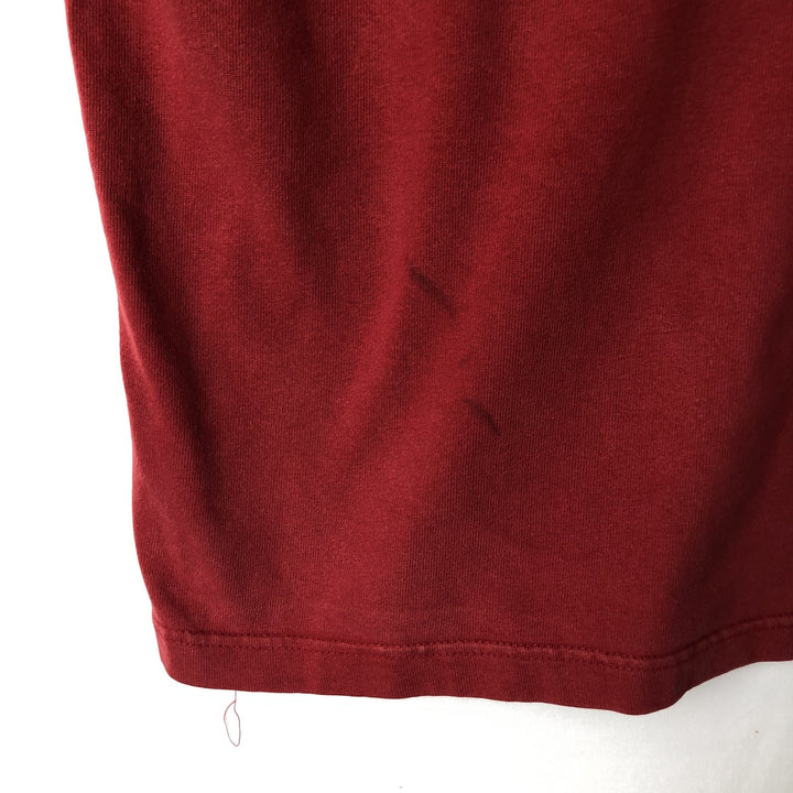 Harley-Davidson Motorcycle Henley Long Sleeve T-Shirt, Men's Size Small cotton red type Vintage Second Hand
