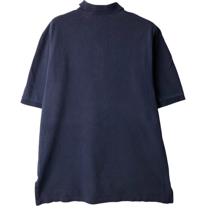 Ralph Lauren POLO GOLF Polo Golf short sleeve polo shirt for men size L cotton navy blue type Vintage Second Hand