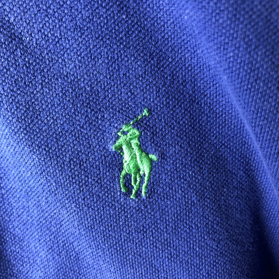 Ralph Lauren POLO by Ralph Lauren short sleeve polo shirt, men's size L cotton blue type Vintage Second Hand