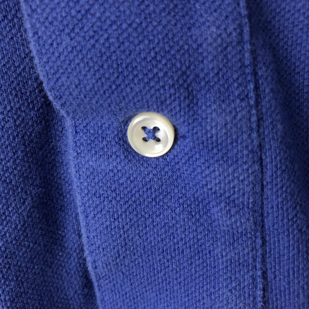 Ralph Lauren POLO by Ralph Lauren short sleeve polo shirt, men's size L cotton blue type Vintage Second Hand