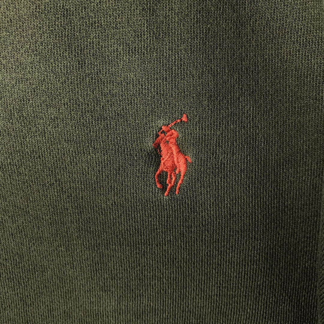 Ralph Lauren POLO by Ralph Lauren long sleeve polo shirt, men's size XXL cotton Khaki type Vintage Second Hand