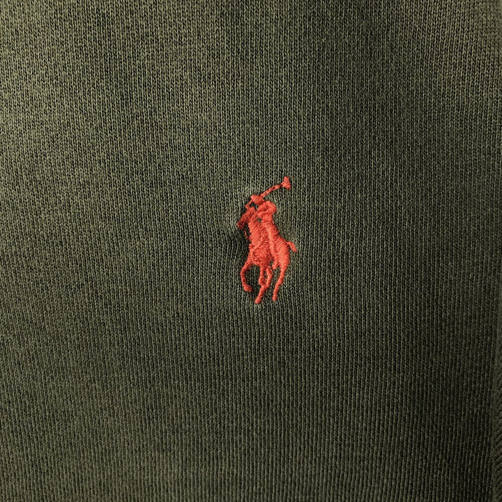 Ralph Lauren POLO by Ralph Lauren long sleeve polo shirt, men's size XXL cotton Khaki type Vintage Second Hand