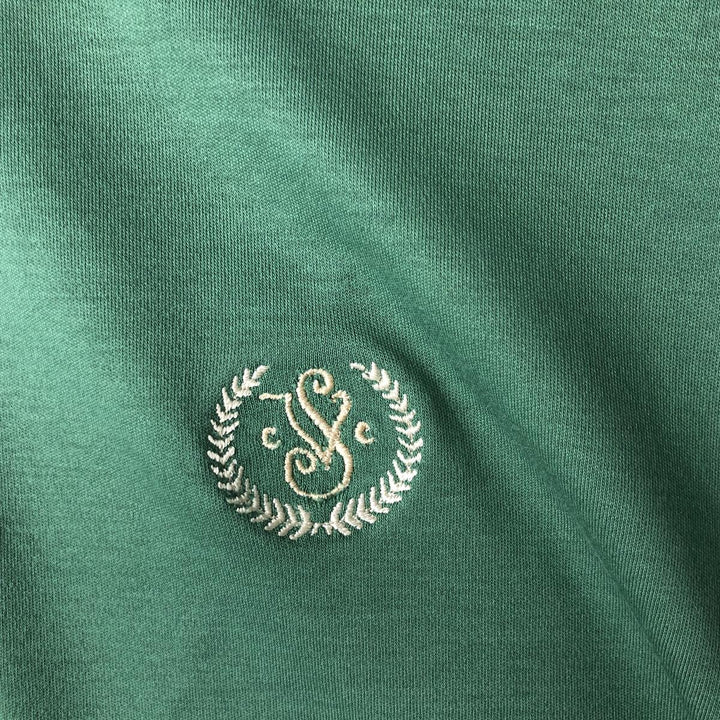 Ralph Lauren POLO GOLF long-sleeved polo shirt, men's size XL cotton green type Vintage Second Hand