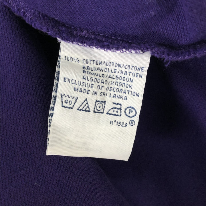 Ralph Lauren POLO by Ralph Lauren CUSTOM FIT Big Pony Long Sleeve Polo Shirt, Men's XXL cotton purple type Vintage Second Hand