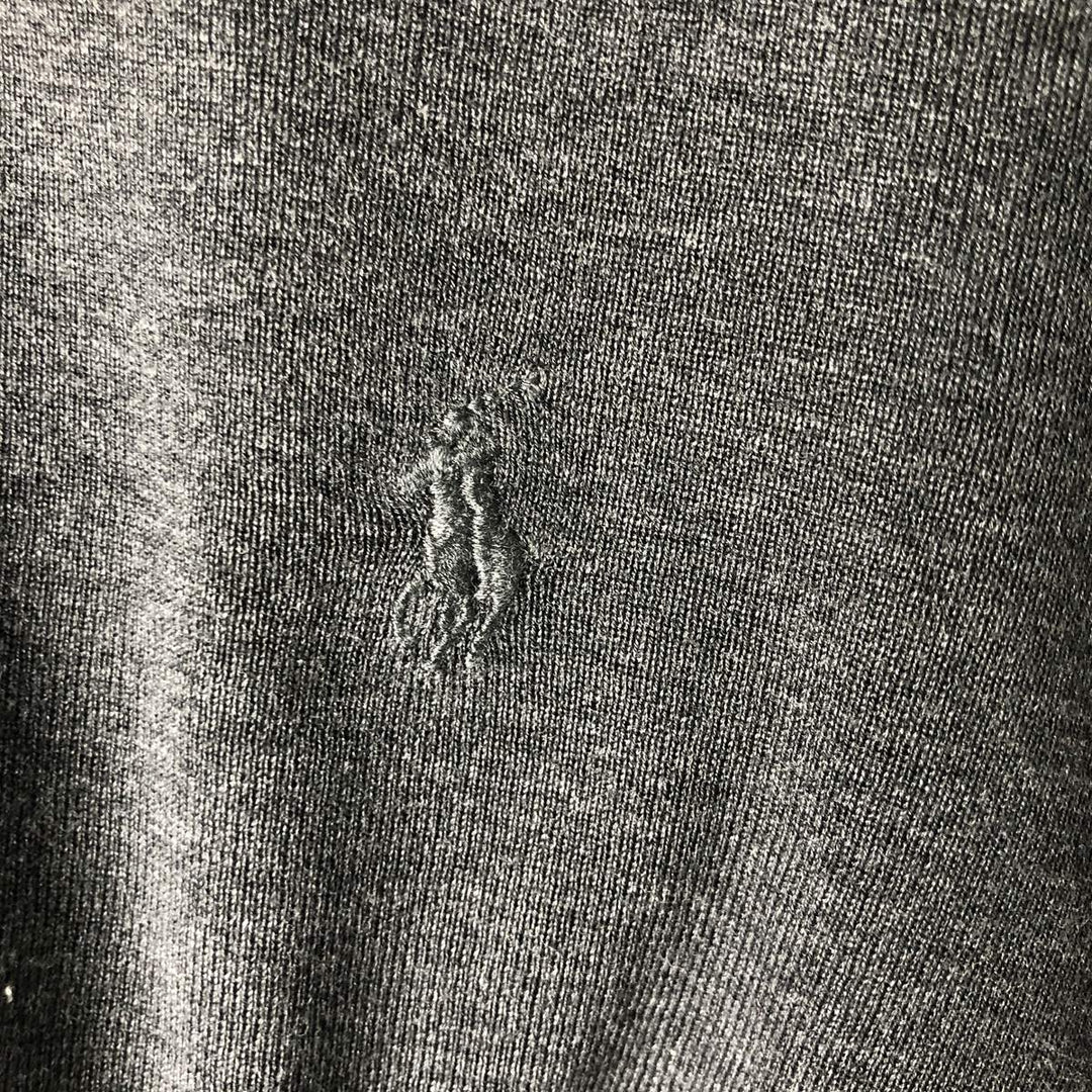 Ralph Lauren POLO by Ralph Lauren long sleeve polo shirt, men's size L cotton gray type Vintage Second Hand