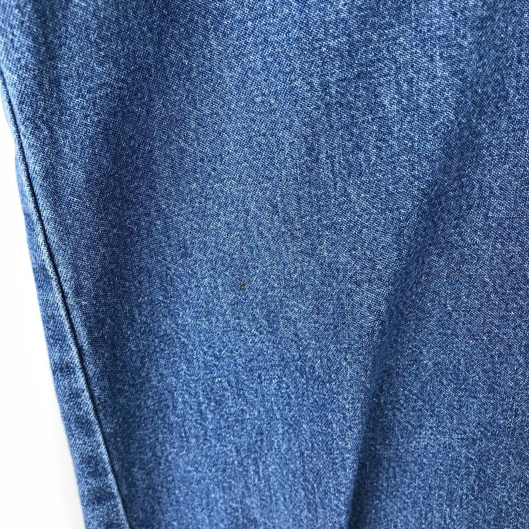 Dickies Long Sleeve Button Down Denim Shirt Men's XL cotton blue type Vintage Second Hand